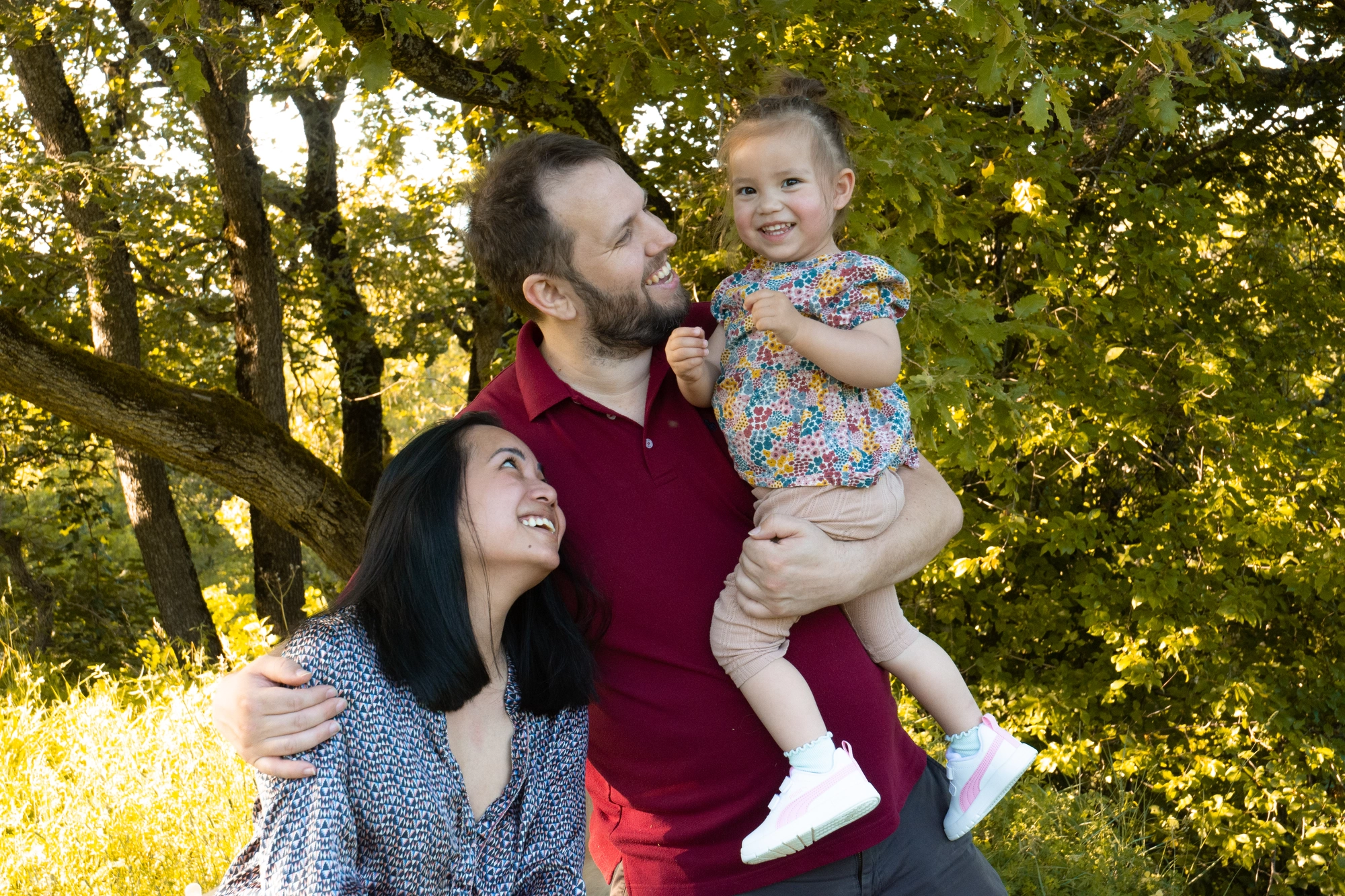 Famille sourire enfant, séance photo famille à Toulouse